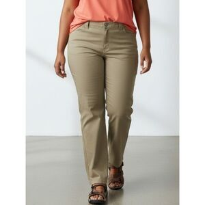 Duluth Trading Co DuluthFlex Fire Hose Modern Cargo Pants Women's Size 14 Khaki